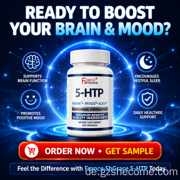 Shecome 5-HTP Plus Calcium Mood Sleep Kapseln
